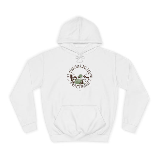 The Mountains Are Calling Denver - Unisex College Hoodie