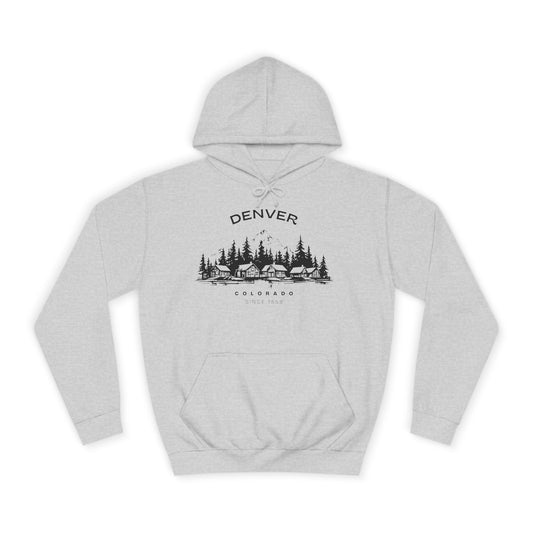 Into The Woods Denver Colorado - Unisex College Hoodie