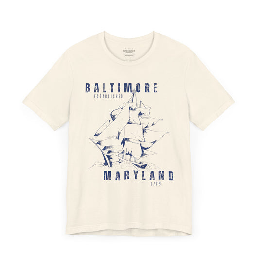 Baltimore Maryland - Unisex Short Sleeve Tee