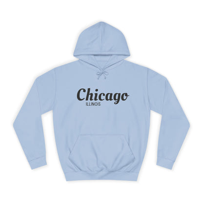 Chicago Illinois - Unisex College Hoodie