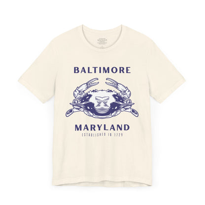 Baltimore Crab - Unisex Short Sleeve Tee