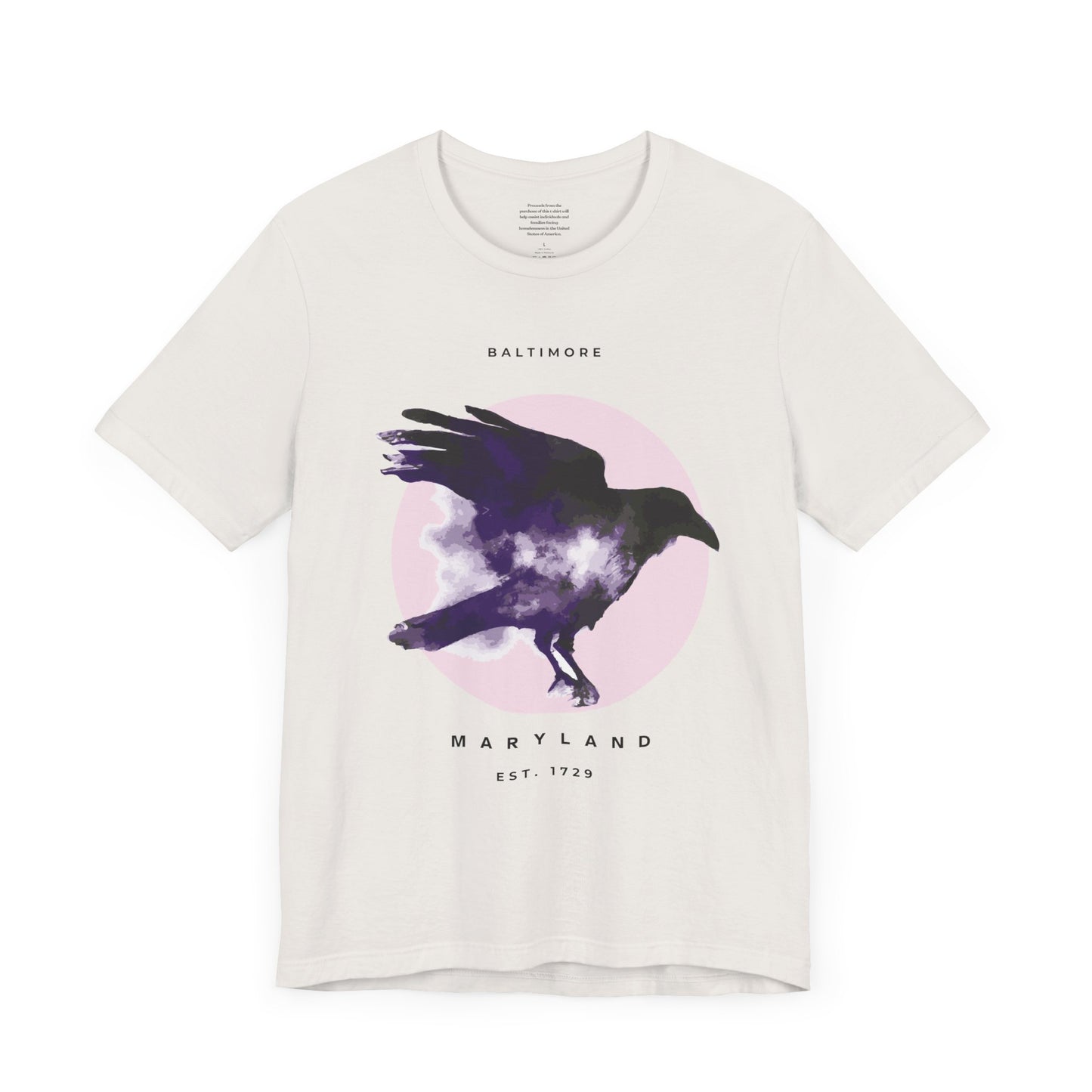 Baltimore Raven 1729 - Unisex Short Sleeve Tee