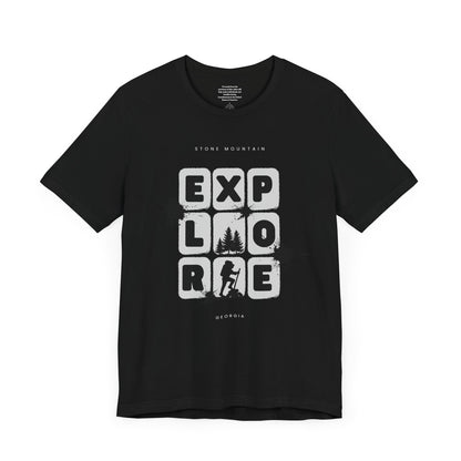 Explore Stone Mountain Georgia - Jersey Short Sleeve Unisex Tee