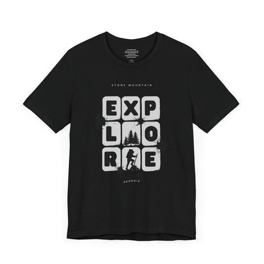 Explore Stone Mountain Georgia - Jersey Short Sleeve Unisex Tee