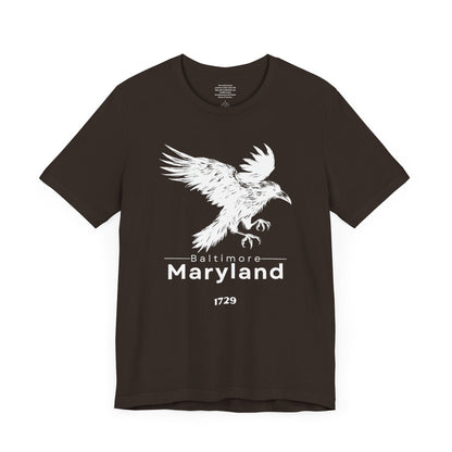 Baltimore Raven 1729 - Unisex Short Sleeve Tee