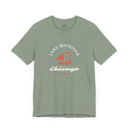 Lake Michigan Chicago - Unisex Short Sleeve Tee