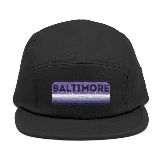 Baltimore Patch - Embroidery 5 Panel Cap