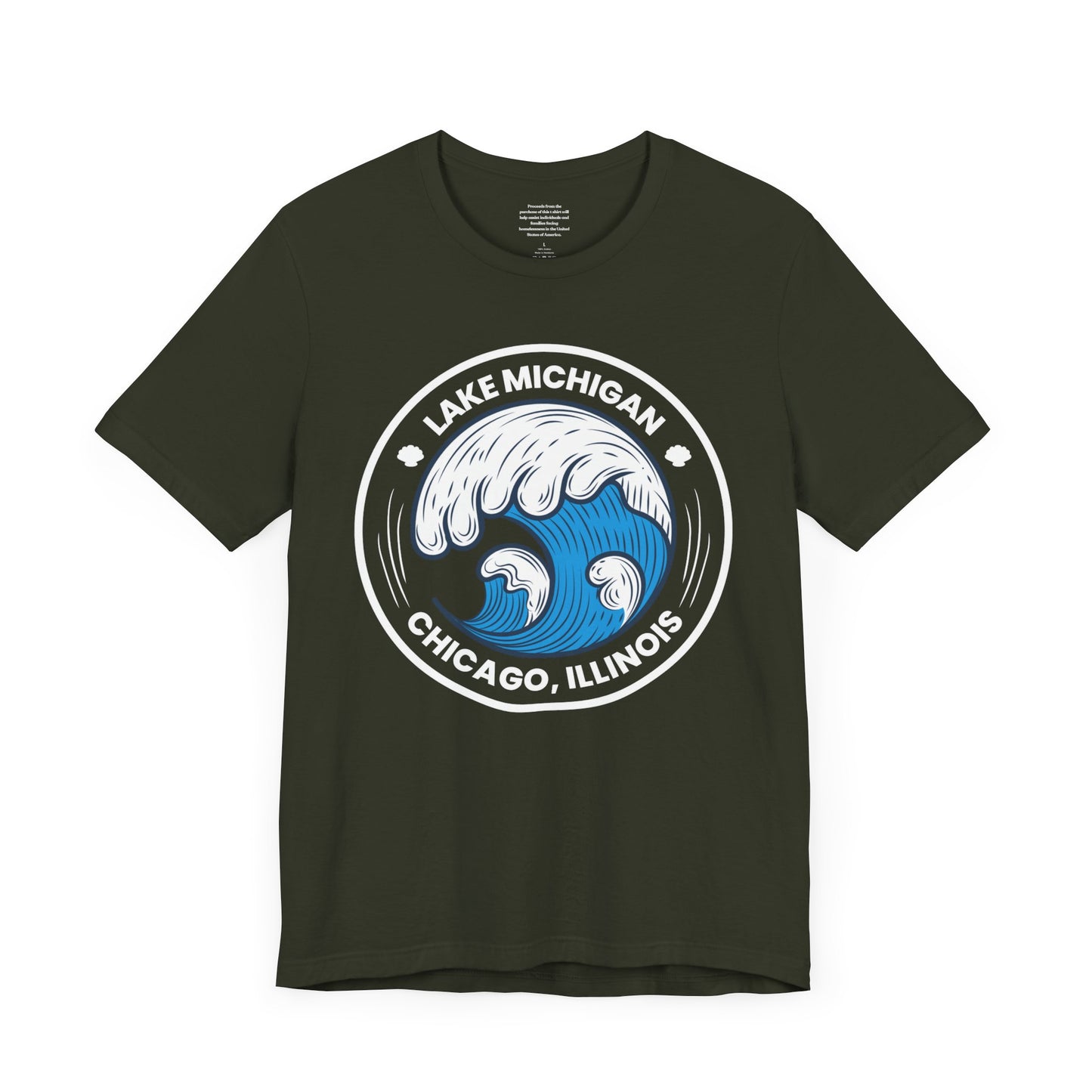 Chicago Lake Michigan - Unisex Short Sleeve Tee