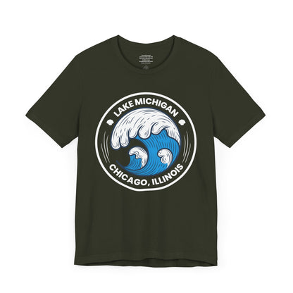 Chicago Lake Michigan - Unisex Short Sleeve Tee