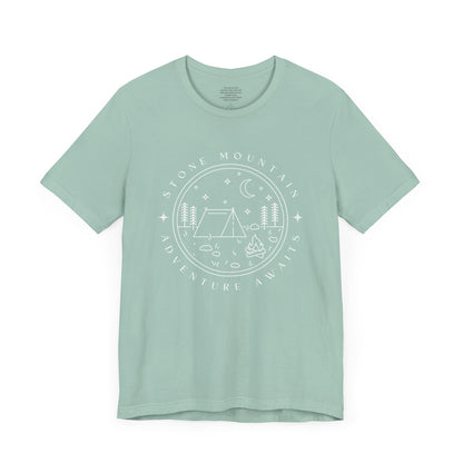 Adventure Awaits Stone Mountain Georgia - Unisex Short Sleeve Tee
