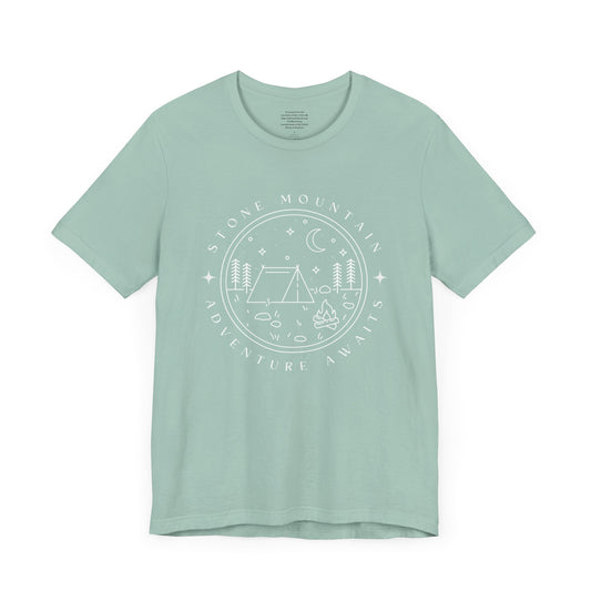 Adventure Awaits Stone Mountain Georgia - Unisex Short Sleeve Tee