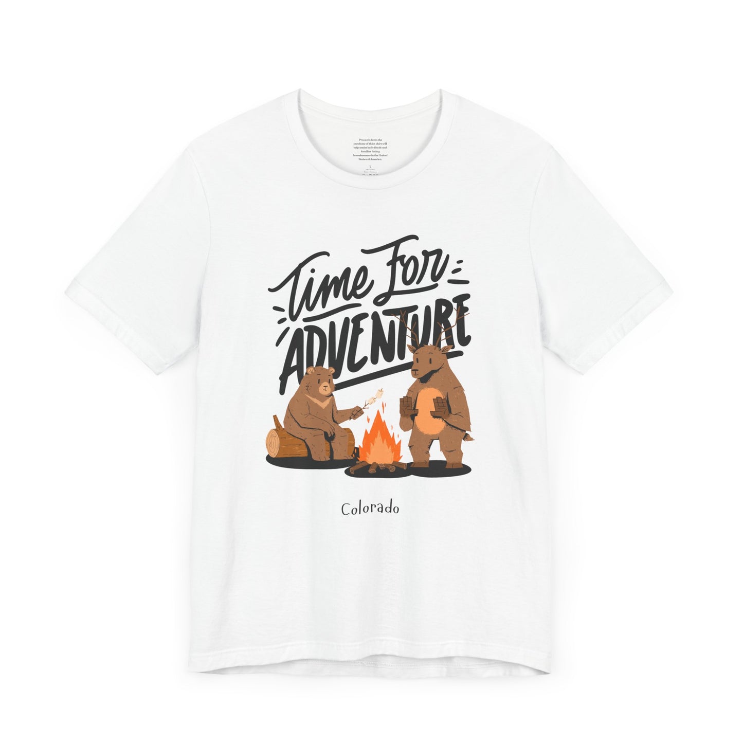 Time For Adventure Colorado - Unisex Short Sleeve Tee