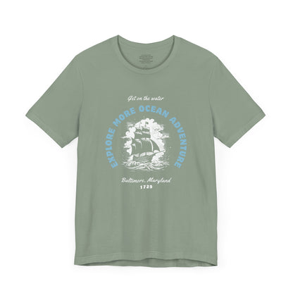 Explore More Ocean Adventure - Unisex Short Sleeve Tee